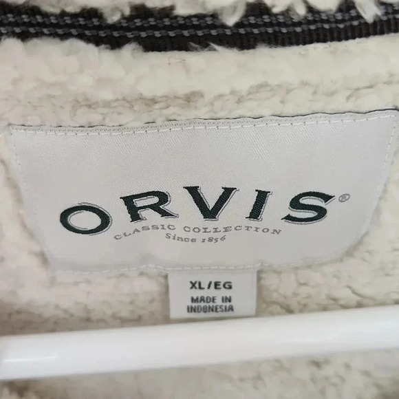 ORVIS FLEECE CLASSIC  Collection Pullover Half Zip Brown, Mens XL - Picture 5 of 12